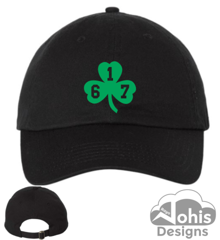 Lucky_Charm_617 Black Cap FrontBack